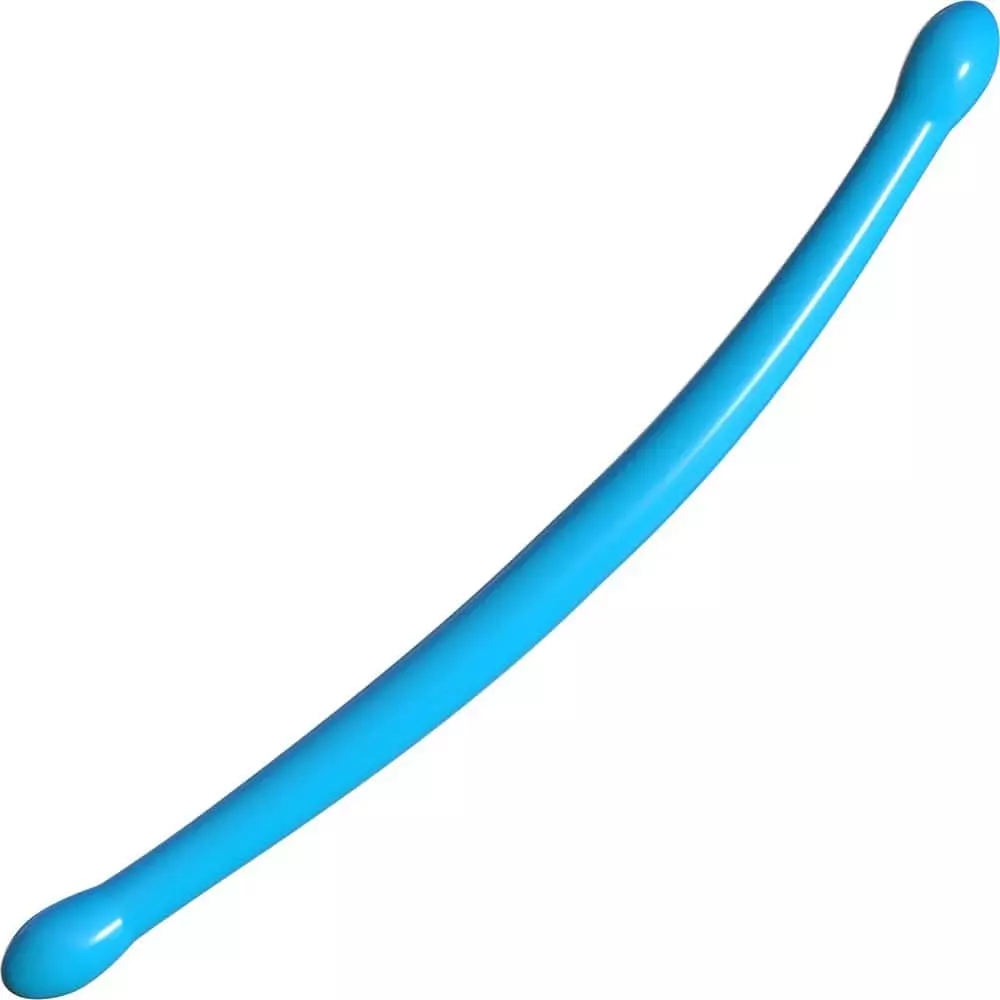 Classix Double Whammy 17.25 inch Bendable Double Dildo In Blue